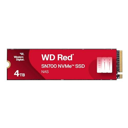 Western Digital Red SN700 4TB NVMe SSD för NAS-enheter, med robust systemrespons och exceptionell I/O-prestanda