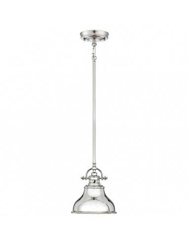 EMERY Loftlampe i stål Ø20,3 cm 1 x E27 - Sølv