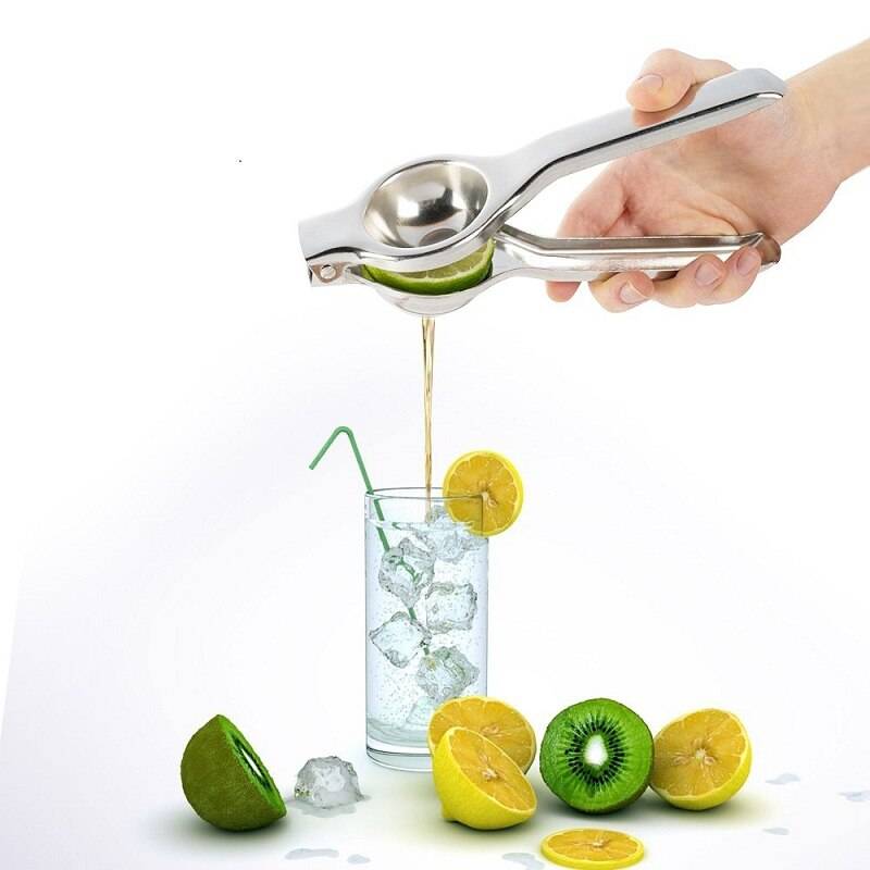 Citruspress manuell juicepress i rostfritt stål metallpress juicepress för frukt apelsin citron sinaasappel köksredskap tillbehör