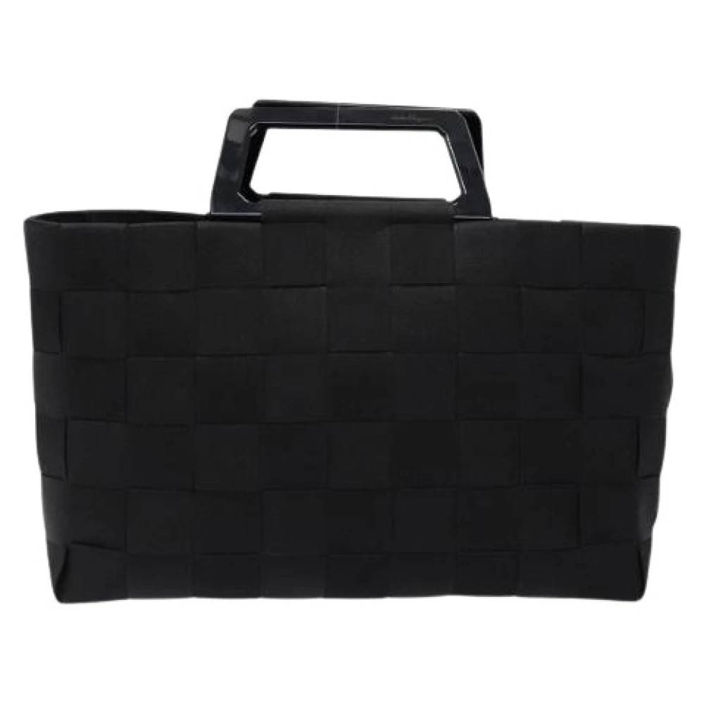 Salvatore Ferragamo Pre-owned Pre-owned Canvas Tote Bag - Vintage - Dame - Sort - ONE SIZE -