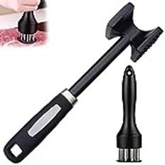 Ylinwtech 1 st kötthammare för biff, kötthammare, kötthammare med non-slip handtag, rostfritt stål meat Tenderizer för beef, biff, kyckling, fläsk