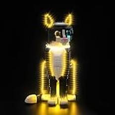 LED-belysningssats för Lego 21349 Tuxedo Cat - anpassade självmonteringslampor för Lego byggsats (modell ingår inte)