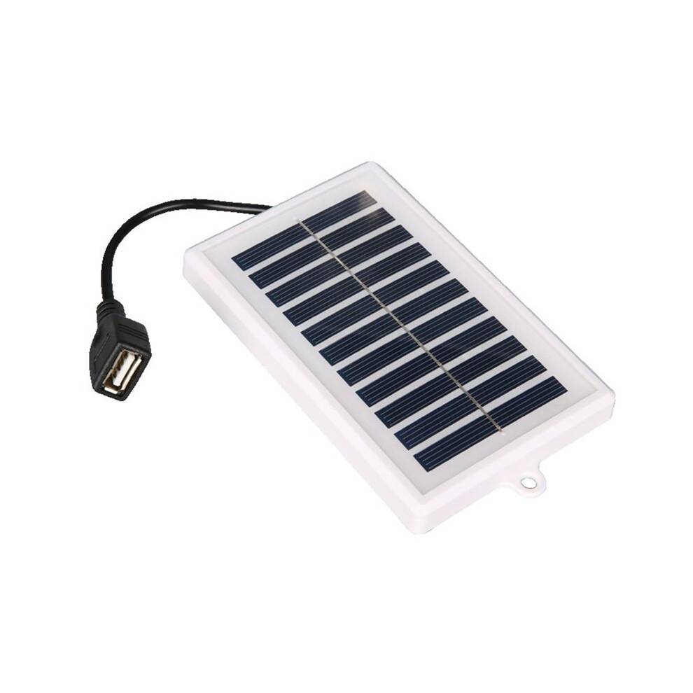 Bärbar Solcellsladdare Bärbar Solcellsladdare-USB-Utgång för Utomhusbruk - för Resor och Camping, Ficklampa, Fläktladdning