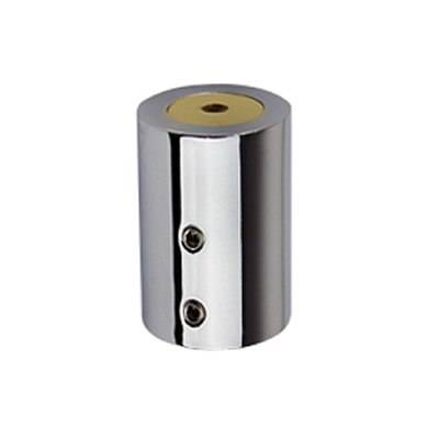 Duschstång teleskopisk stångbas/fläns, platt, rörkopplingar/kopplingar i rostfritt stål, duschtillbehör - För 19mm rör / Platt fläns