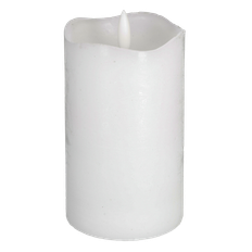 Blockljus LED batteriljus med timer, vit