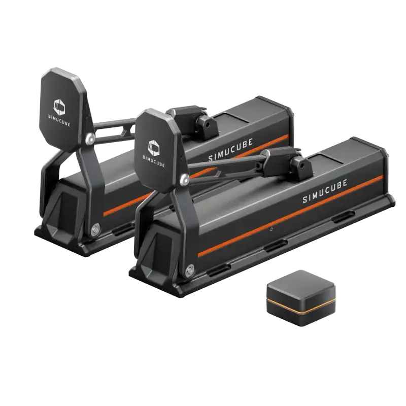 Simucube ActivePedal - PRO EU / USA version - ActivePedal Pro Set of 2 + Link Hub + Ethernet Switch