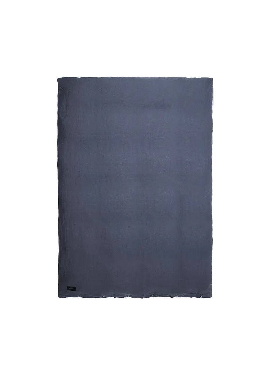 Mother Linen Duvet Cover Single 140x220 cm fra Magniberg Bluish Grey - Jacobsen Plus
