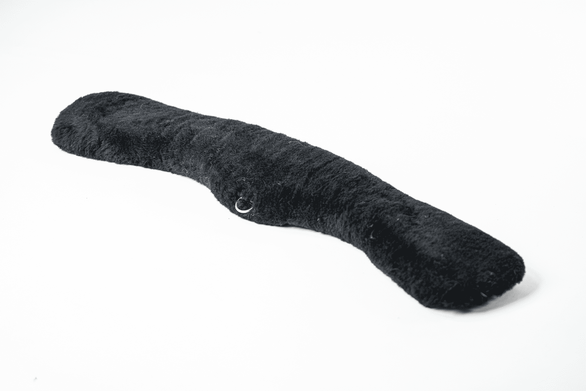 Lammeovertræk Slim-Line Crescent Dressur gjord 80 cm - 32" 28 Natural Sort