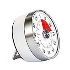 Pasdrucn Korttidsmätare kökstimer, 60 minuters visuell analog timer, mekanisk och magnetisk timer, påminnelse tidsförvaltningsverktyg för barn och vuxna
