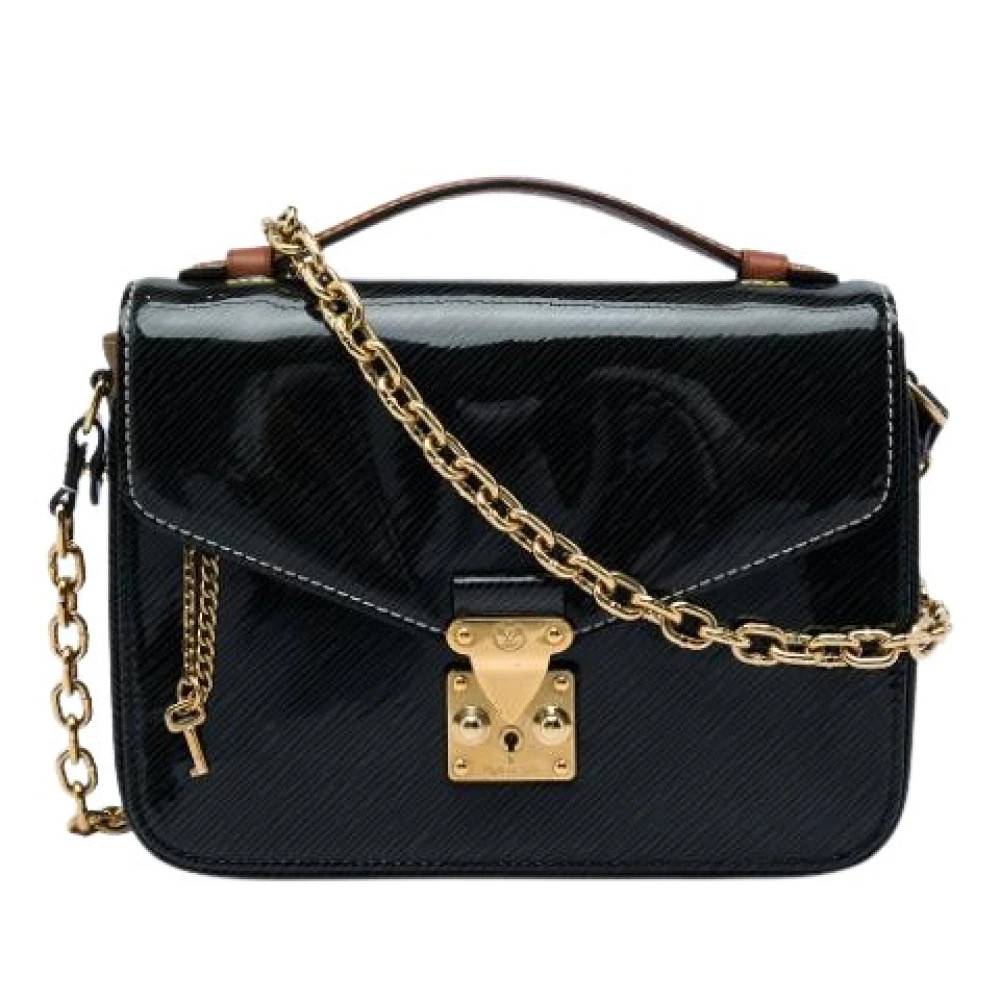 Louis Vuitton Vintage Pre-owned Mini Pochette Metis - Vintage - Dame - Sort - ONE SIZE - Uld