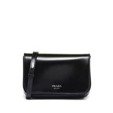 Prada - necessär med logotypstämpel - herr - läder - OS - Svart