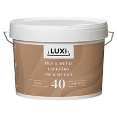 Træ- & metalmaling vandbaseret RAL 9010 2,5 liter - Luxi