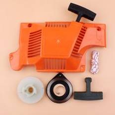 Startrekylmontering remskiva fjäderhandtag rep service kit för husqvarna 55 ranch , 50, 51, 55 motorsåg ersätta delar