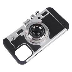Camera Phone Case 3D Vintage Camera Design Phone Case for IPhone 12 12pro with Removable Lanyard