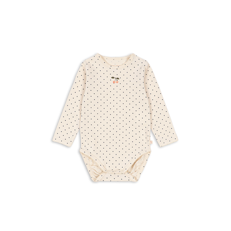 Konges Sløjd - Basic LS Body - Blue Dot - 18M