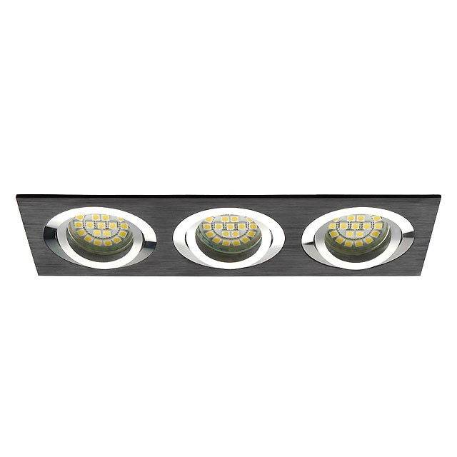 Downlight Seidy 3x Svart inkl. distans GU10