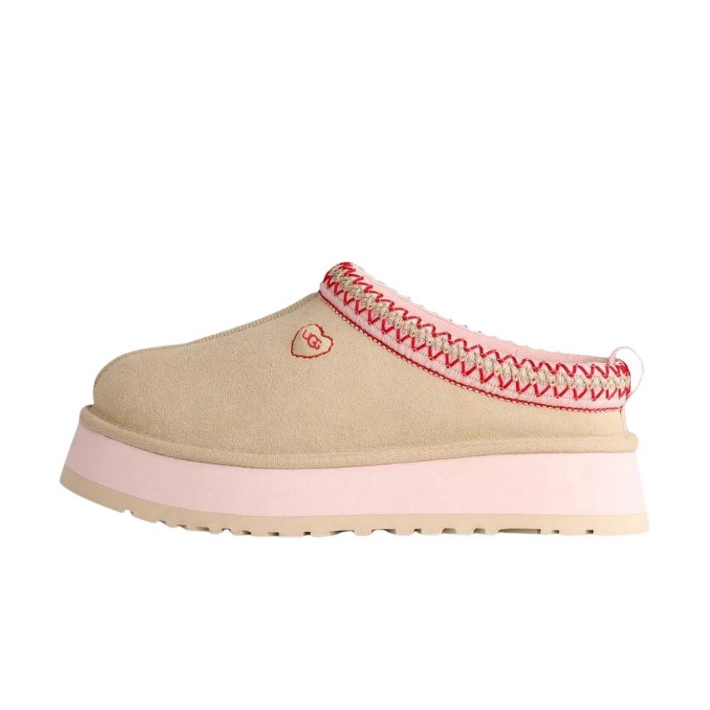 UGG, Sko , Dame, Beige, 39 EU, Læder, Tazz Love 26 Slipper