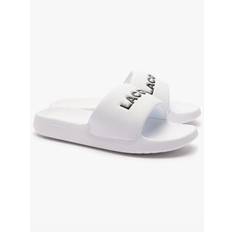 Mens White Black Serve 1.0 Slide