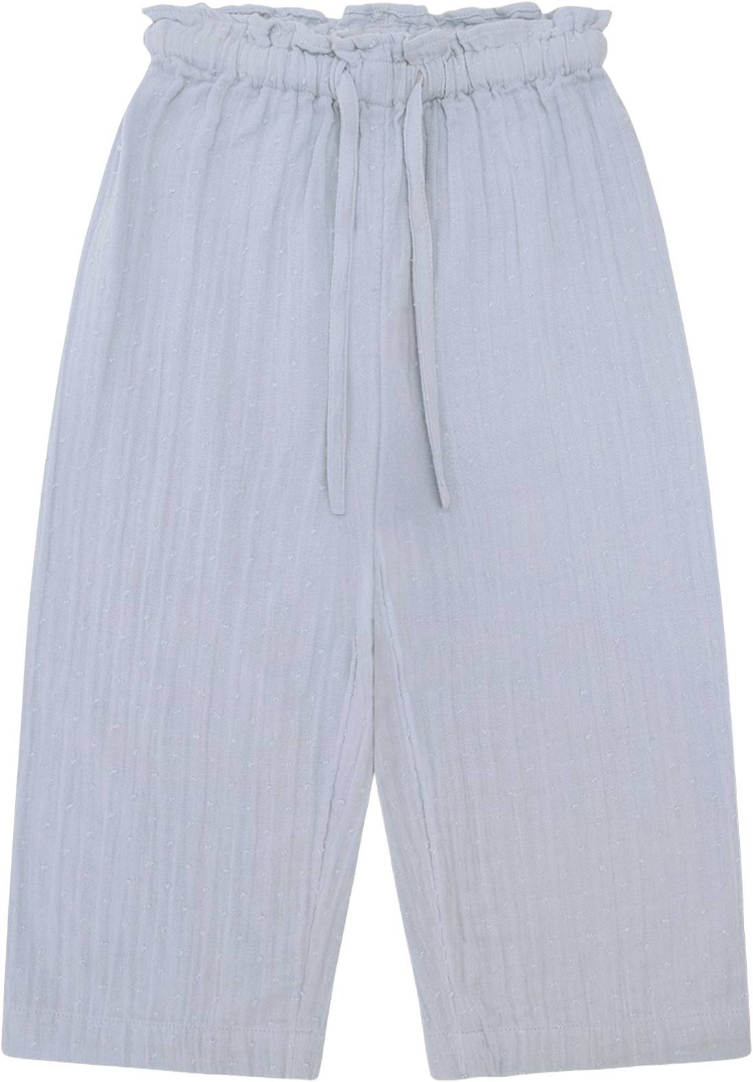 Hust & Claire Hctita Dobby Stl. 110 unisex - Byxor Från Magasin - Zen Blue (110)