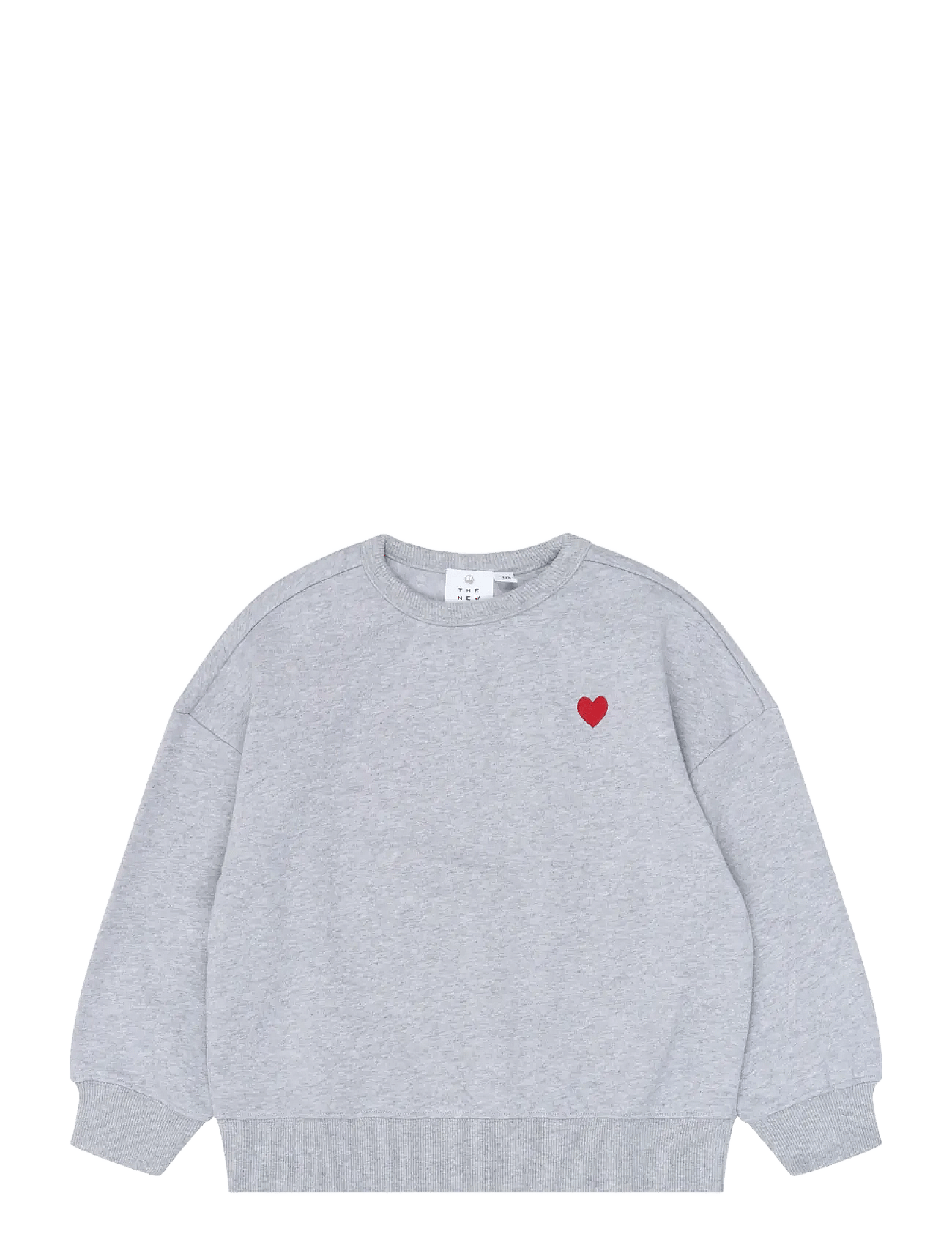 THE NEW Tnvolina Os Melange Sweatshirt | Grey | 122/128