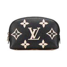Louis Vuitton Vintage, Vintage , Dame, Sort, ONE SIZE, Uld, Brugt Pochette Toilette Kosmetik Taske
