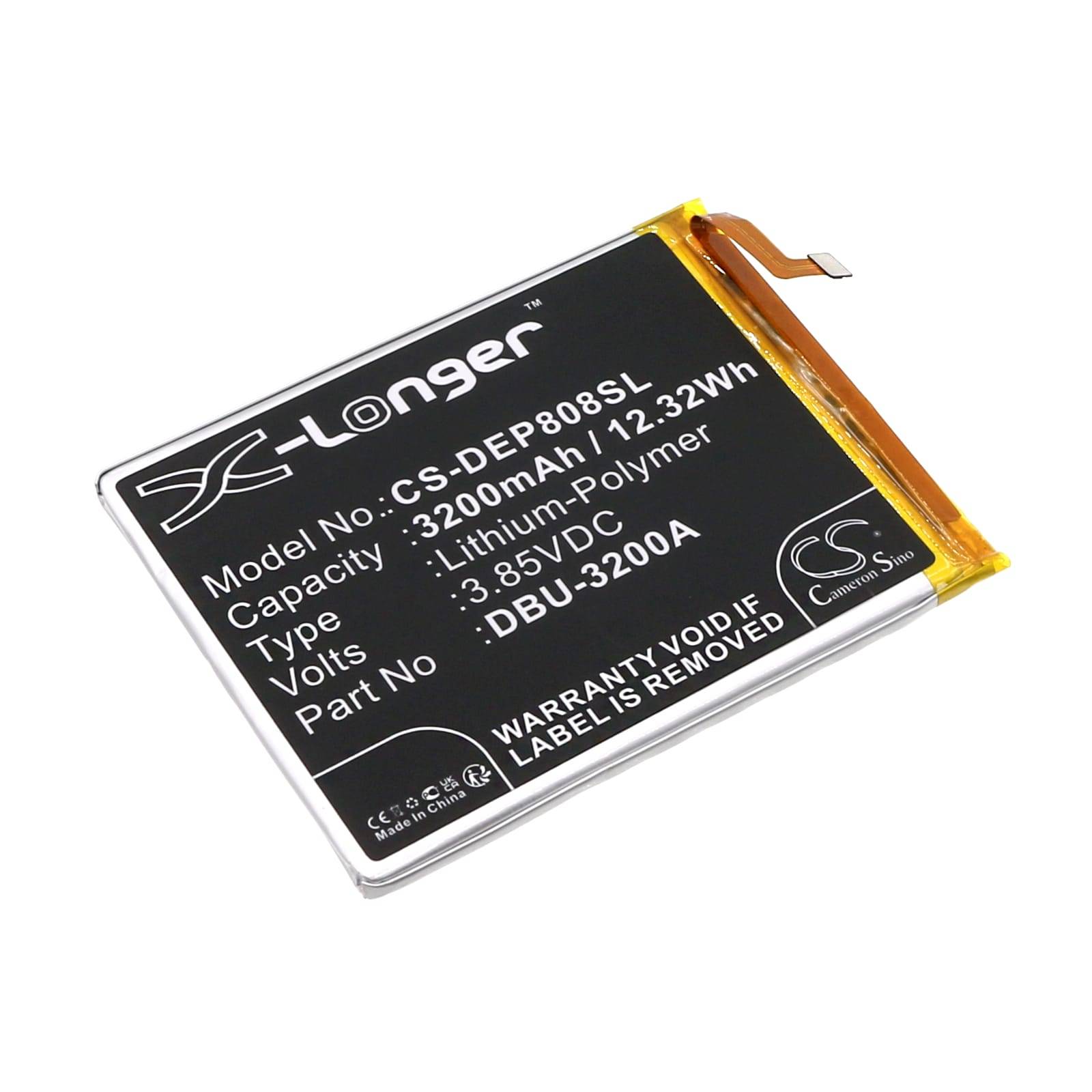 Batteri till Doro 8050 mfl - 3.200 mAh