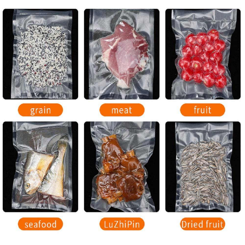 New Vacuum Sealer Packaging Machine Household Black Food Vacuum Sealer 100-240V