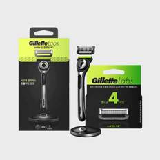 Gillette Labs Deep Cleansing Bar Razor 1up + 4 Blades Gillette Razor+4pcs (G121)(G124)