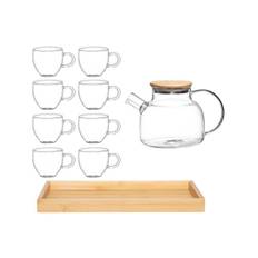 Glöggset med bricka, kanna & 8 glas