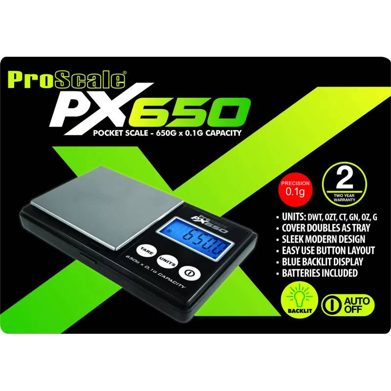 ProScale PX Digital Pocket Scale 650g x 0.1g