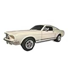 Skalenlig Modellbil 1:24 För Ford Mustang 1970 Klassisk Simulering Bilmodell Garage Scen Ornament Hem Statisk Display Bilmodell Byggsats