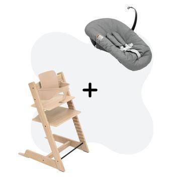 Stokke Tripp Trapp Newborn Highchairset 3 in 1 Oakwood