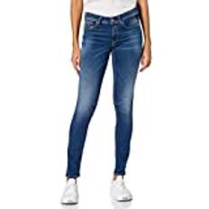 REPLAY Dam New Luz Hyperflex Re-Used X.L.I.T.E. WH689.000.661XR04 Jeans, Blå, 27W / 30L