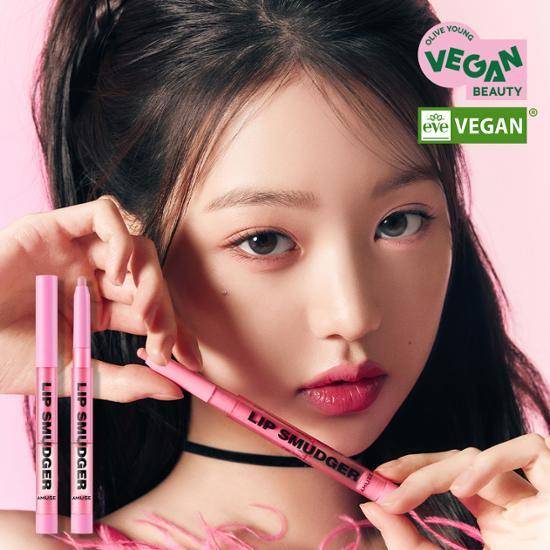 [Jang Wonyoung PICK] Amuse Lip Smudger, koreansk kosmetika, KPOP