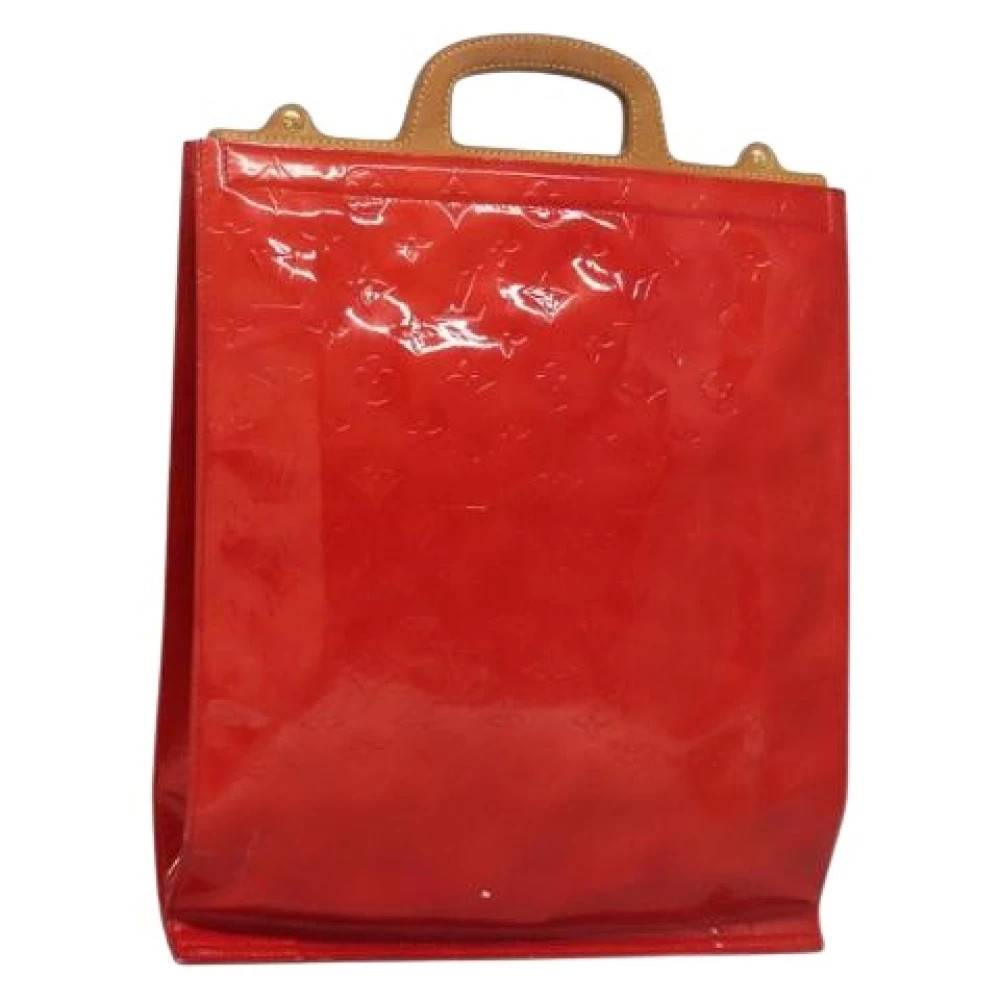 Louis Vuitton Vintage Pre-owned Laeder louis-vuitton-tasker - Vintage - Dame - Rød - ONE SIZE - Uld
