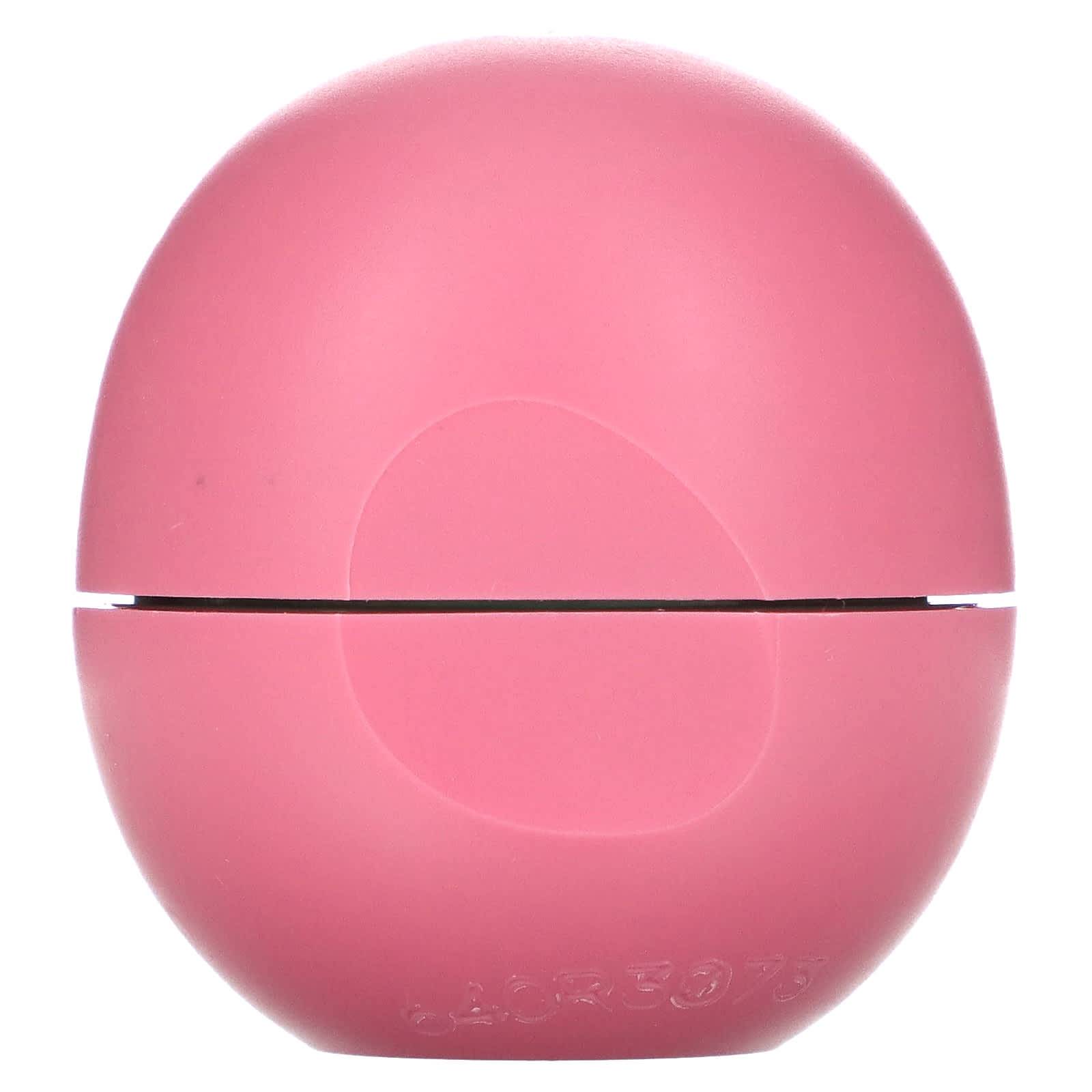 EOS, 100% naturligt ekologiskt läppbalsam, jordgubbssorbet, 7 g (0,25 oz)