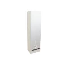 Skoskyddsdispenser  - 600x120x160cm vit plåt