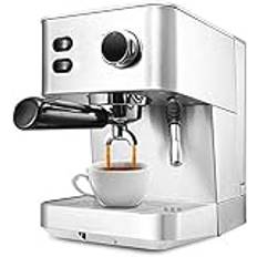 CUNTO TEmkin Hushålls espressobryggare Halvautomatisk kaffemaskin Pumptyp Kaffemaskin Manuell Fancy Coffee 220V (50Hz) 1050W 20Bar tryck rostfritt stål