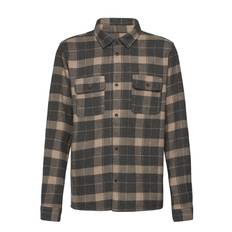 LES DEUX Lennon Check Overshirt Kids |Brun |110-116