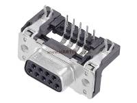 (ComputerSalg) Harting D-SUB sockellist/anslutningslist 90° - polantal: 50 - lödbar 09 66 552 6613 - 1 st (09 66 552 6613)