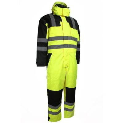 Lyngsøe vinterkedeldragt, Hi-vis Gul/Sort, L