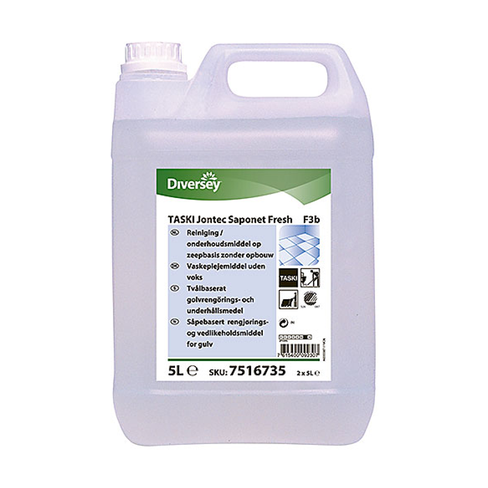 Golvsåpa Diversey Jontec Saponet Fresh, Svanenmärkt, 5L (5L)