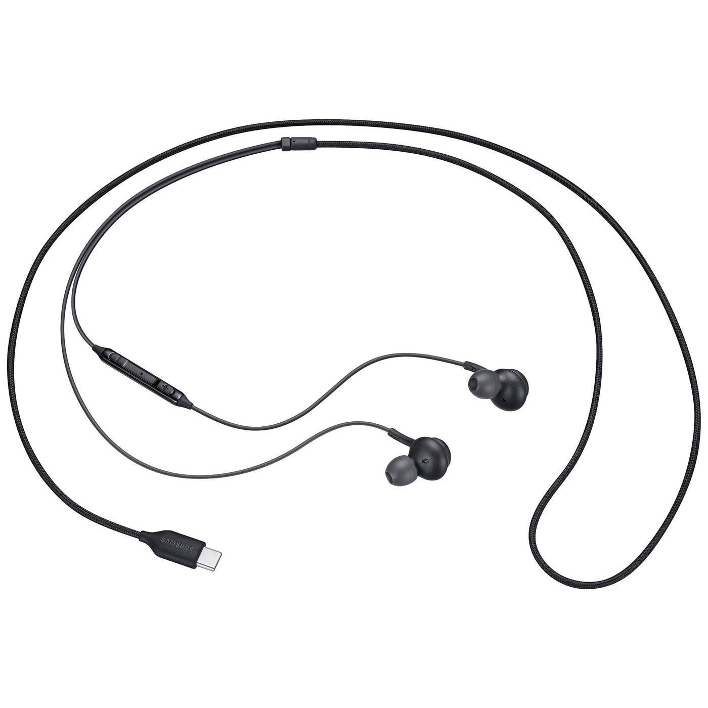 Samsung EO-IC100BBEGEU B-ware (skadad/felande förpackning) In Ear hörlurar Sladd Stereo Svart Volymkontroll, Mikrofonljudavstängning