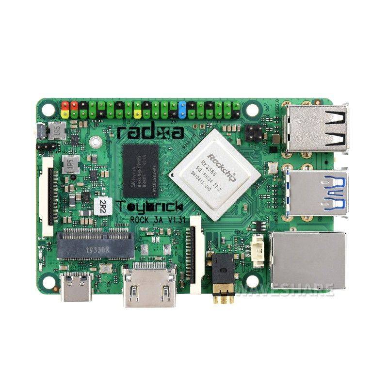 ROCK3 Model A based on RK3568, 8GB RAM,  64 EMMC , Wireless: 8GB RAM 64 eMMC Flash