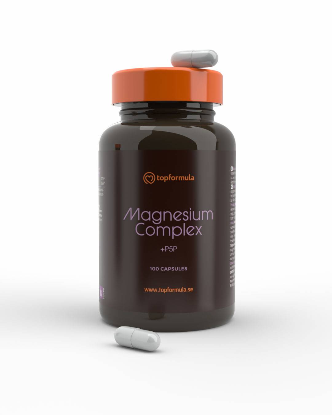Topformula | Magnesium Complex 375 mg + P5P | 100 kapslar