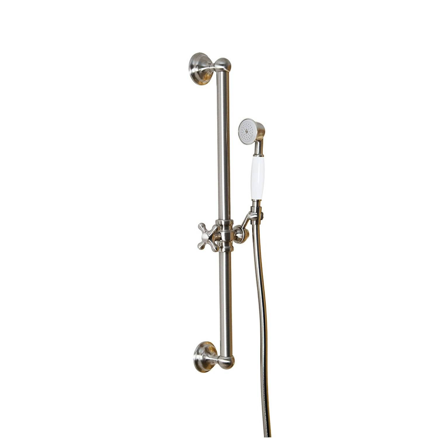 Duschset LH Classic Borstad Nickel