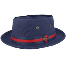 Stetson - Blå porkpie Hatt - Pork Pie Co/Pes Blue Pork Pie @ Hatstore