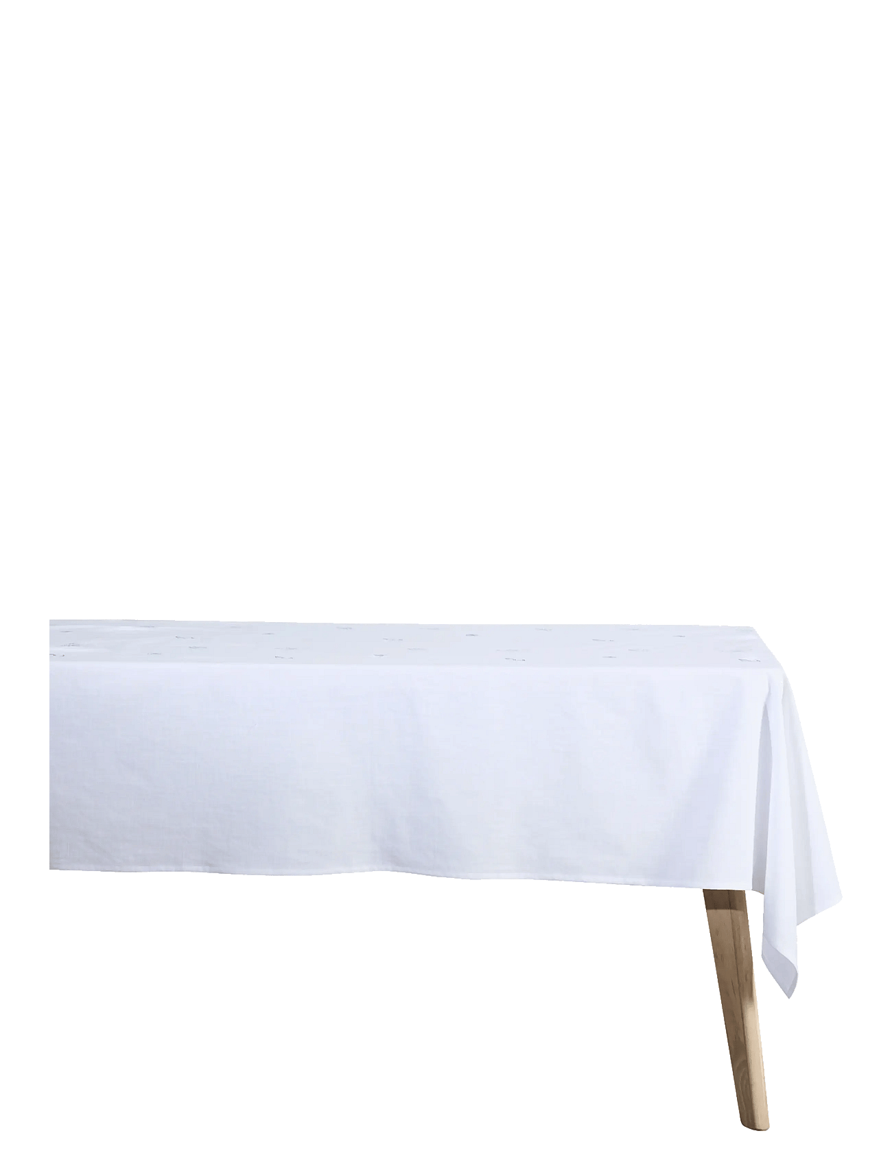 Lene Bjerre Nerina Tablecloth 140X280X3 Cm. White - White - 140X 3X 280 cm