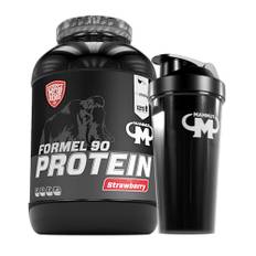 3kg Mammut Formel 90 Protein Eiweißshake - Set (Erdbeere + Protein Shaker)
