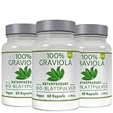 3 x 60 st/400 mg ORGANIC COROSSOL - parfymkapslar - ekologiska och veganska - direkt från tillverkaren Graviola.de